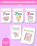 Portadas periodos de evaluación pastel