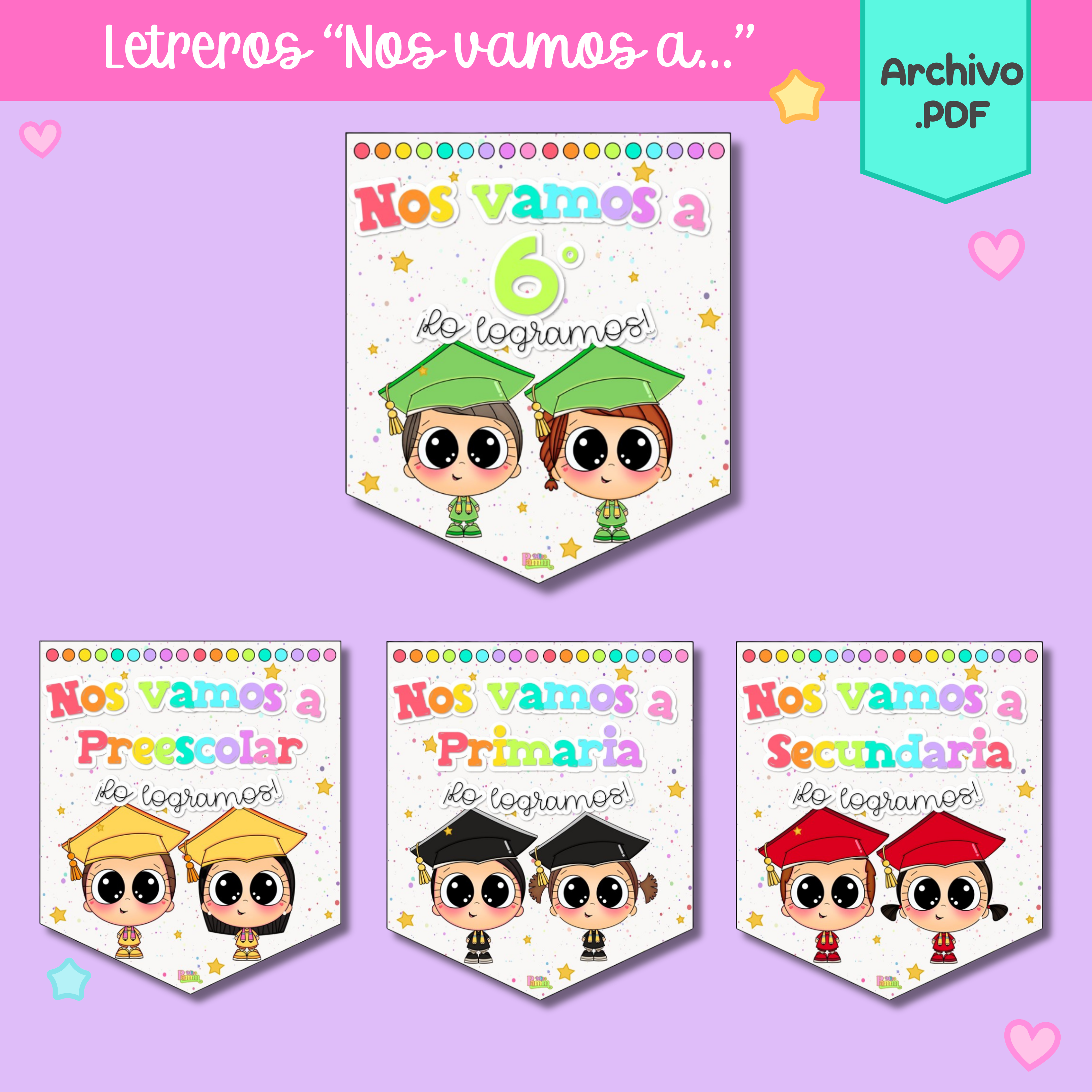 Letreros "Nos vamos a..."