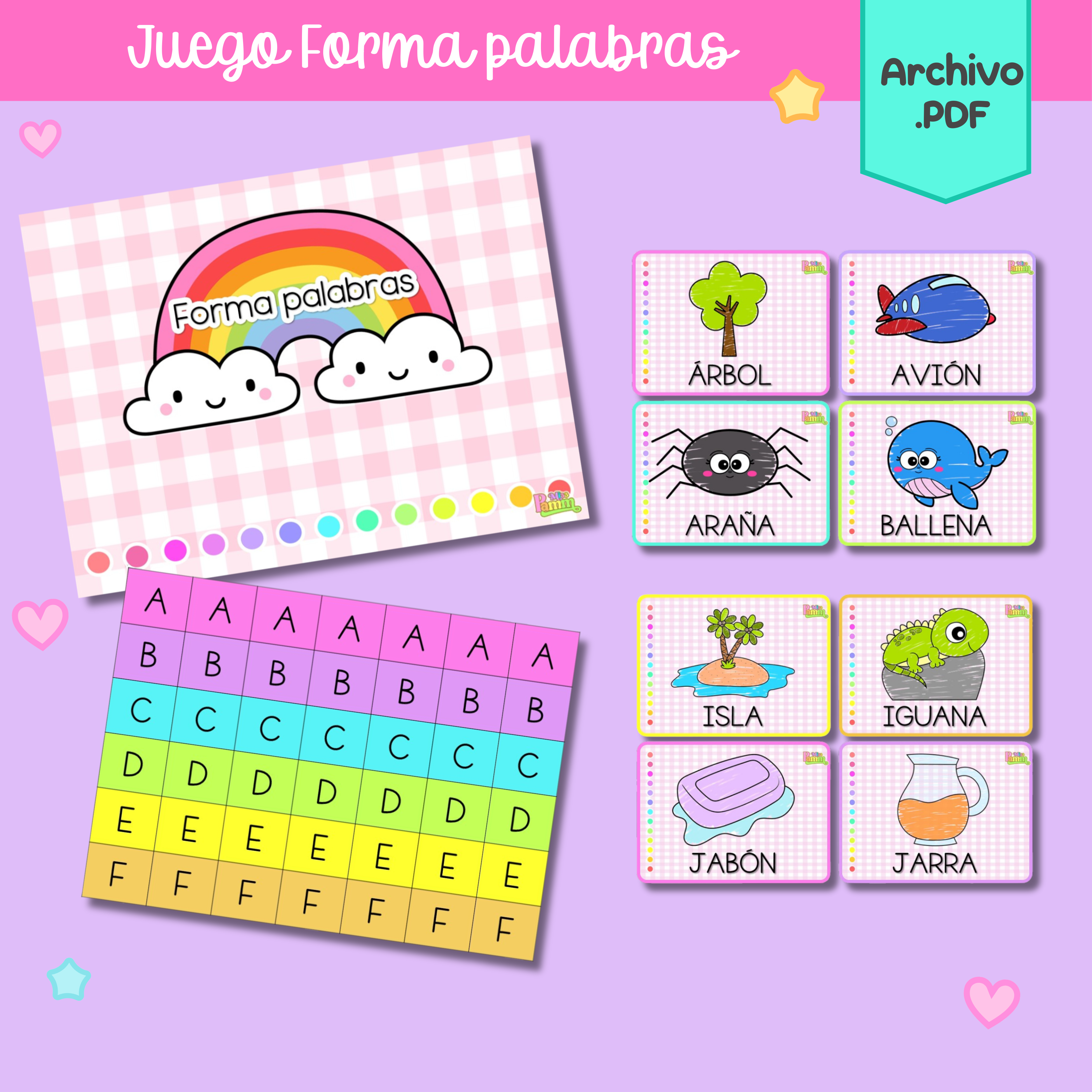 Juego Forma palabras