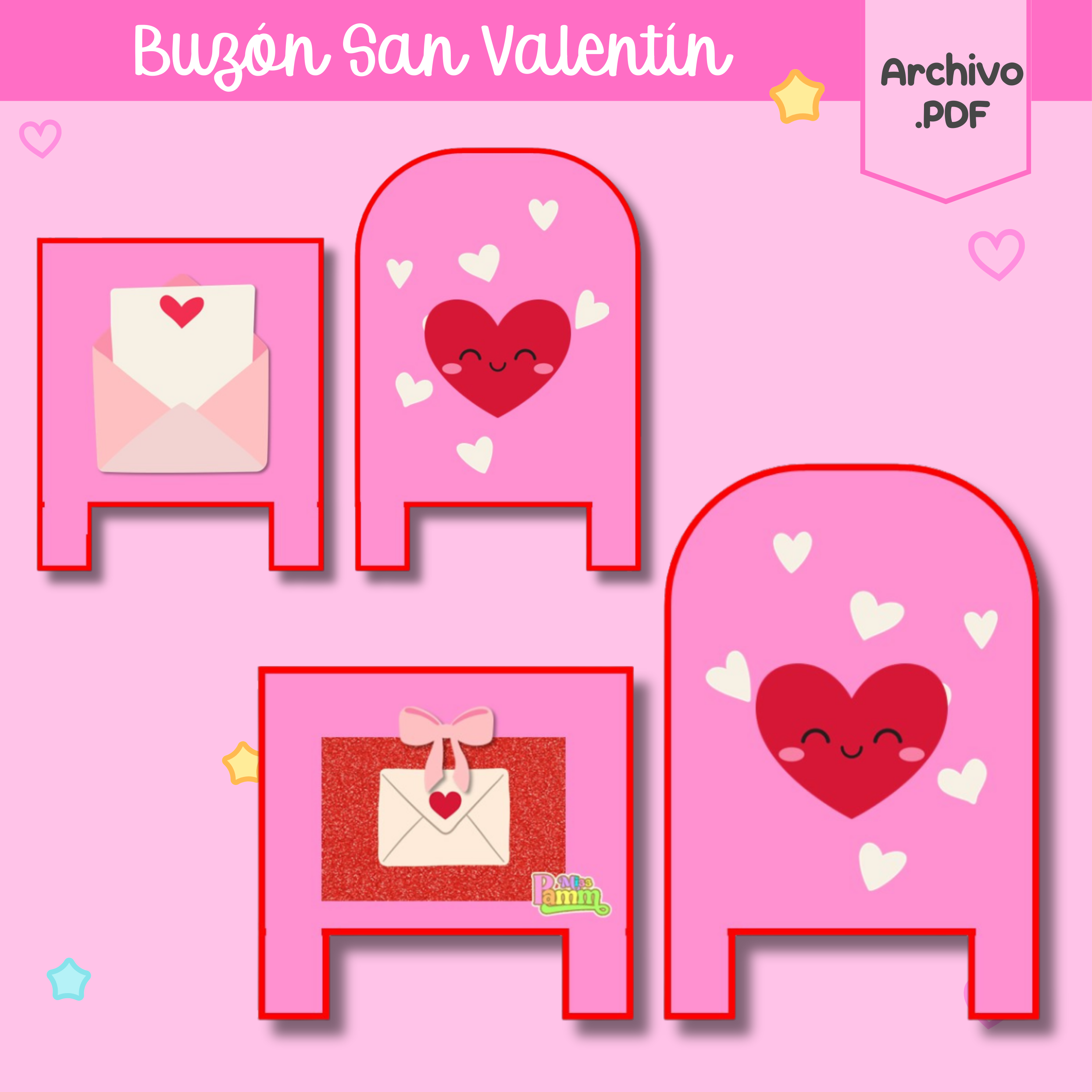 Tarjetas y buzón San Valentín / Día del amor y la amistad