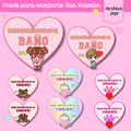 Pases para sanitario San Valentín