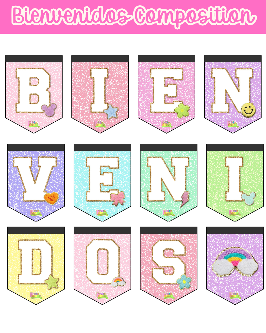 Banner Bienvenidos Composition