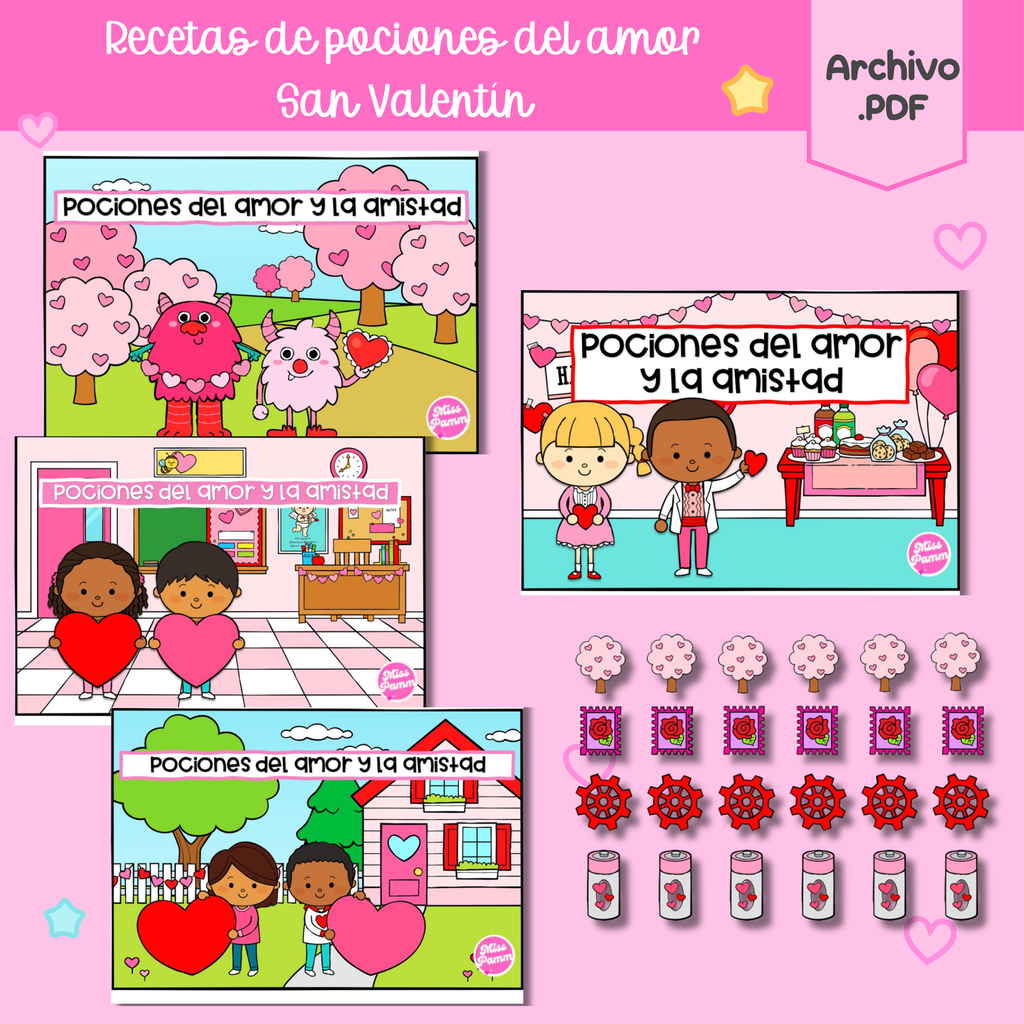 Recetas de pociones del amor San Valentín