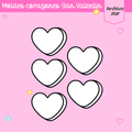 Moldes corazones