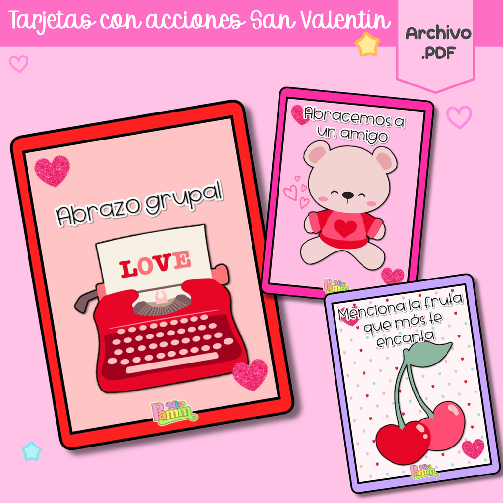Tarjetas y buzón San Valentín / Día del amor y la amistad