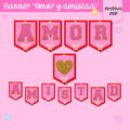 Banner "Amor & amistad"