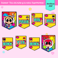 Banner Día del Niño y la niña Superhéroes
