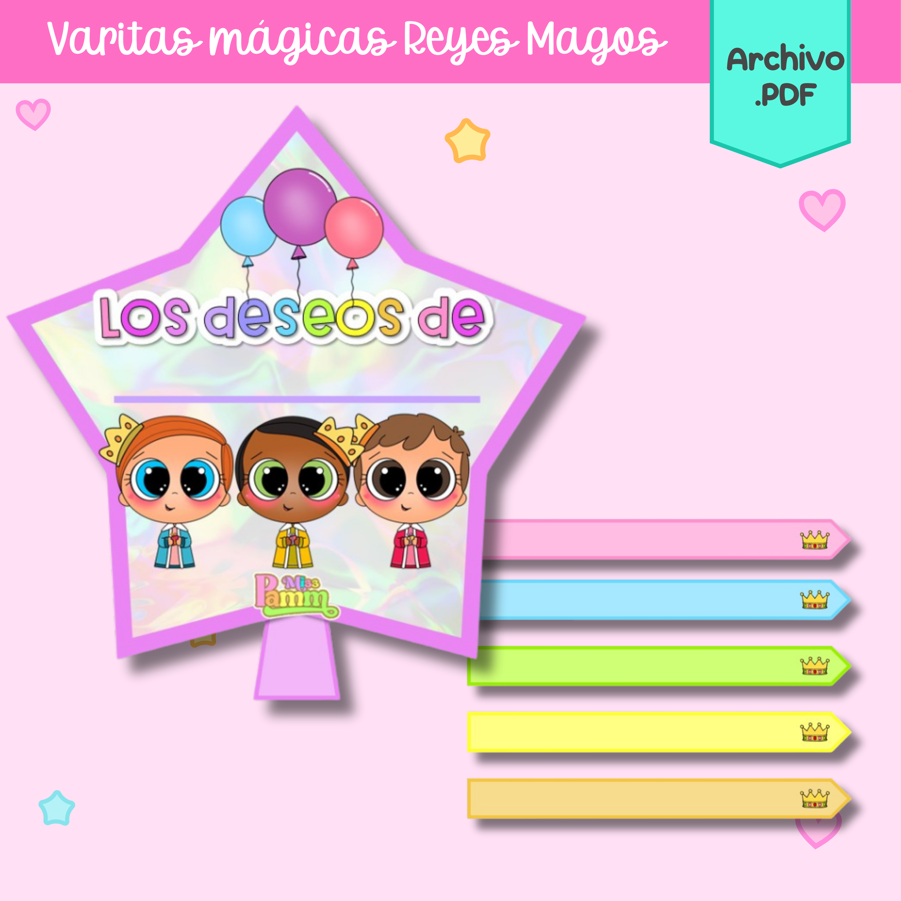 Varitas mágicas Reyes Magos
