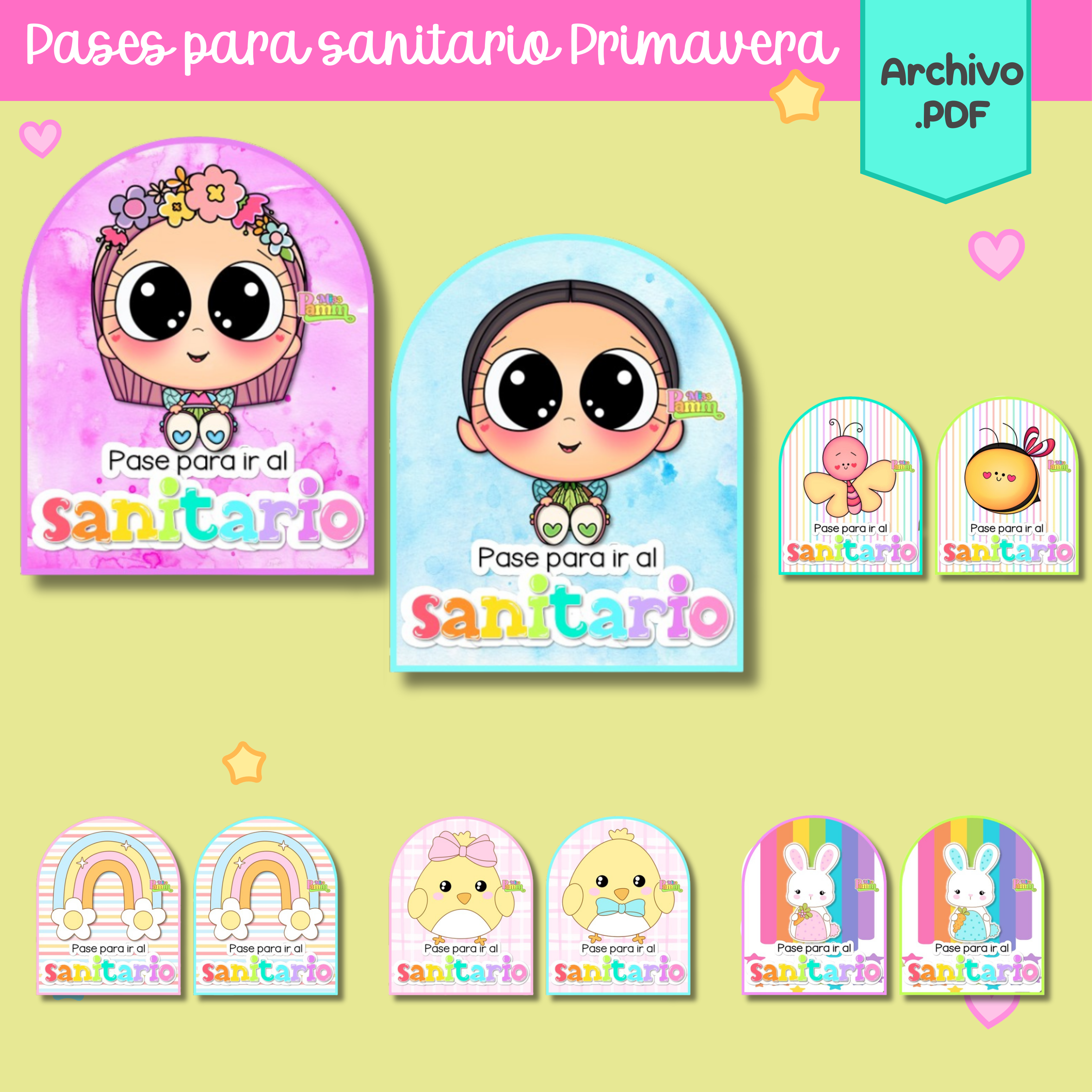 Pases para sanitario Primavera