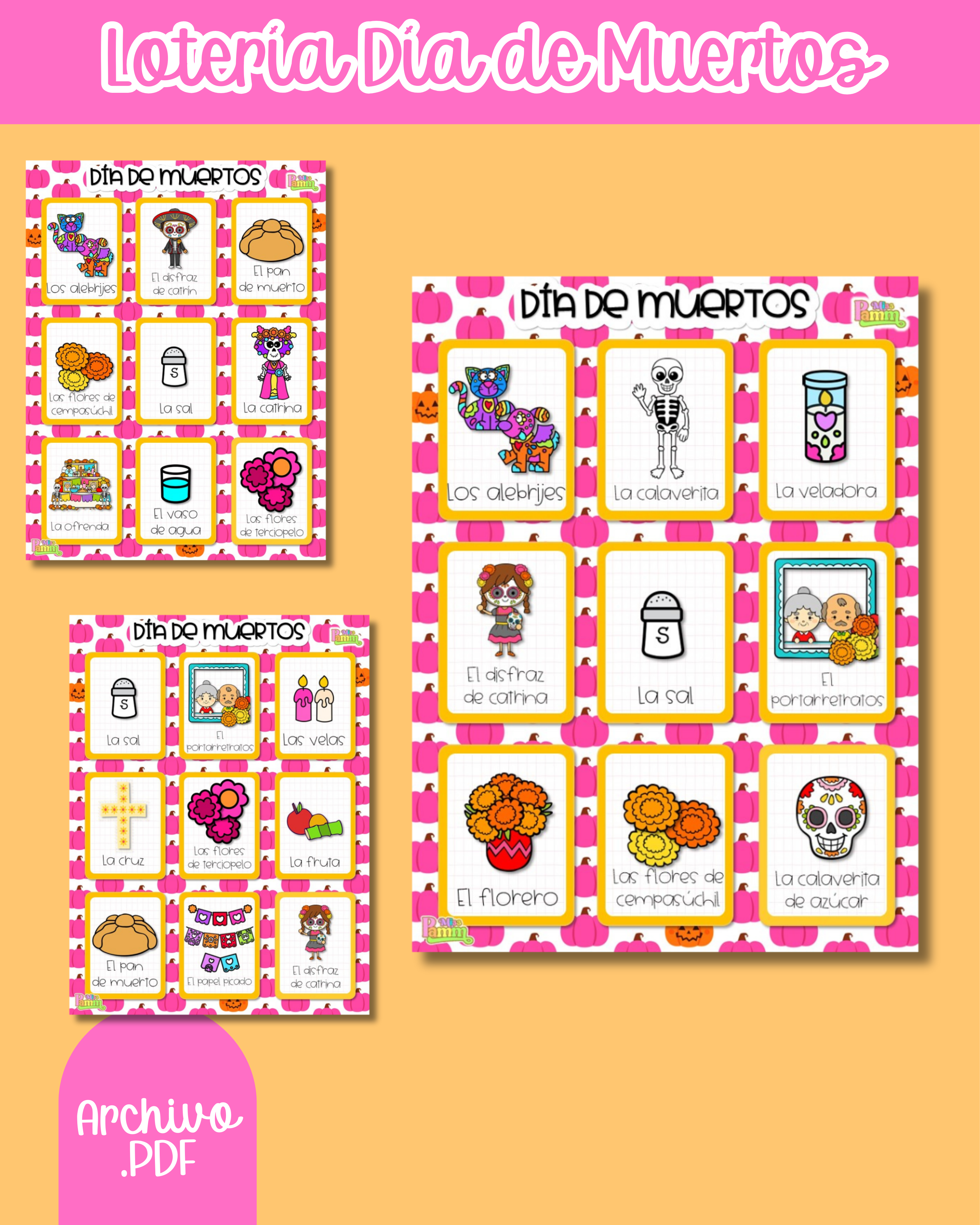 Lotería Día de muertos