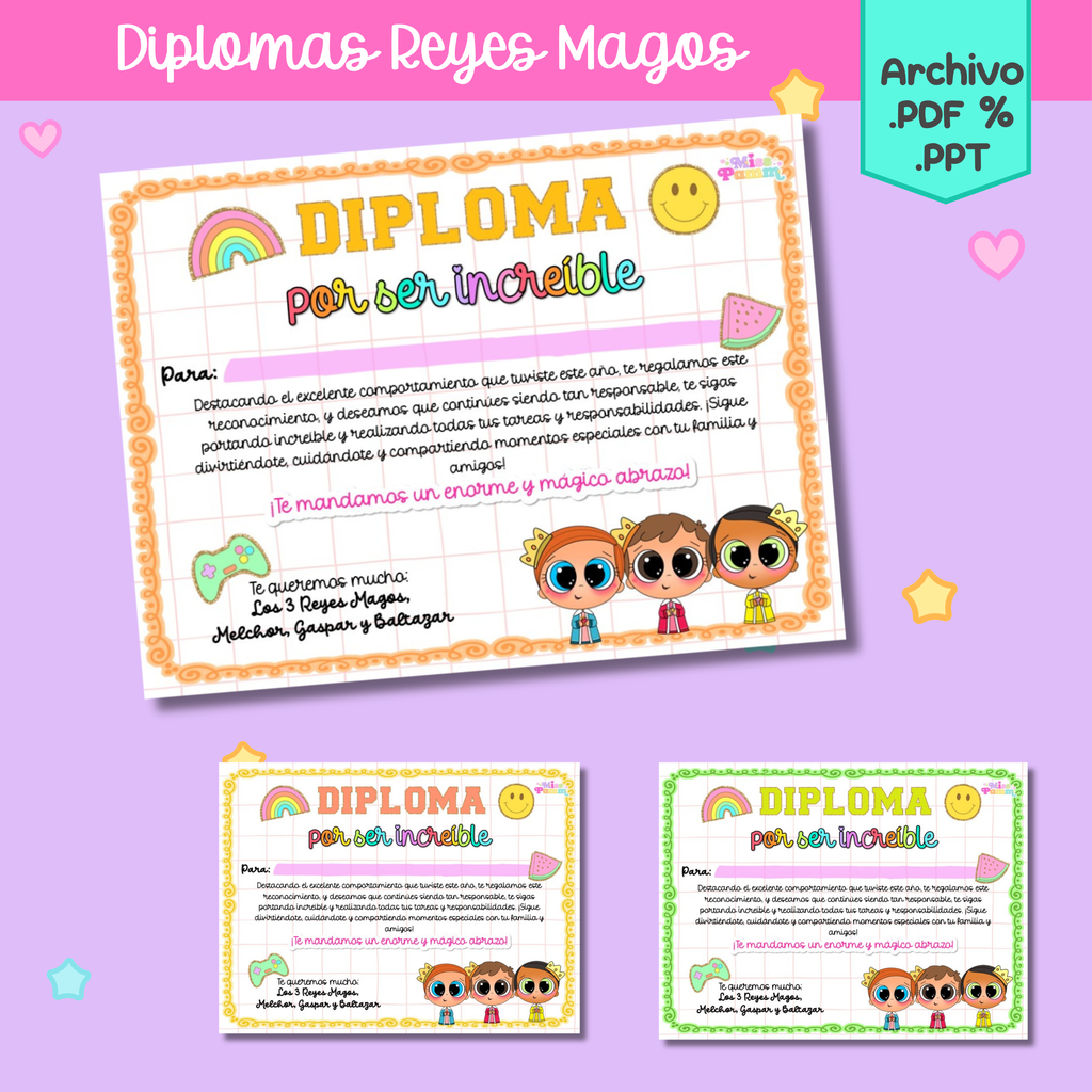 Diploma Reyes Magos