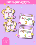 Gafetes de representantes de equipo