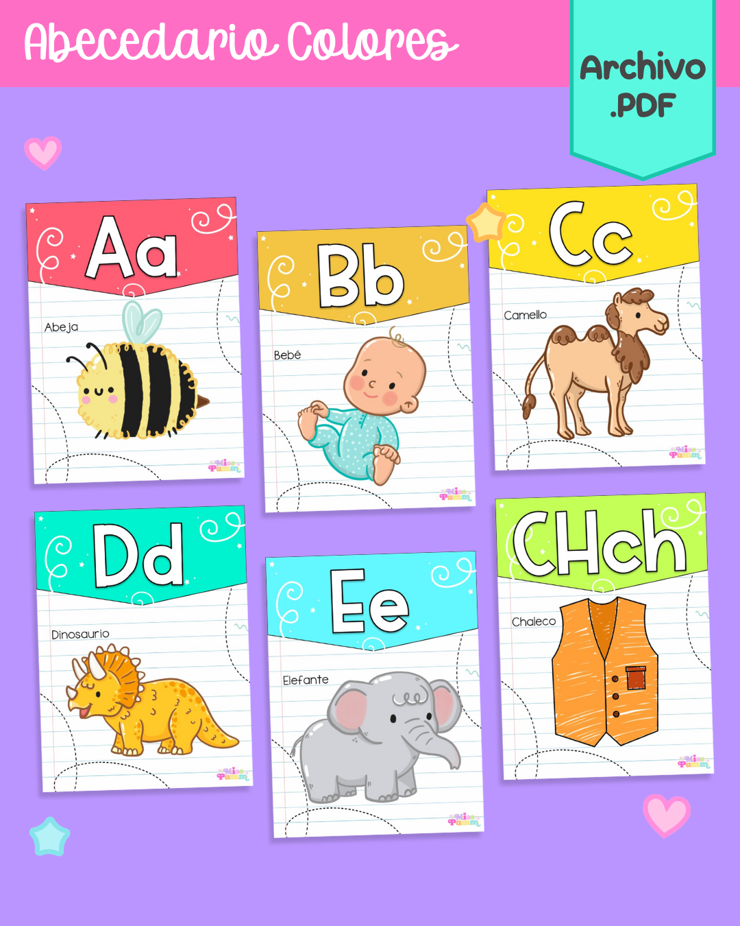 Abecedario Colores