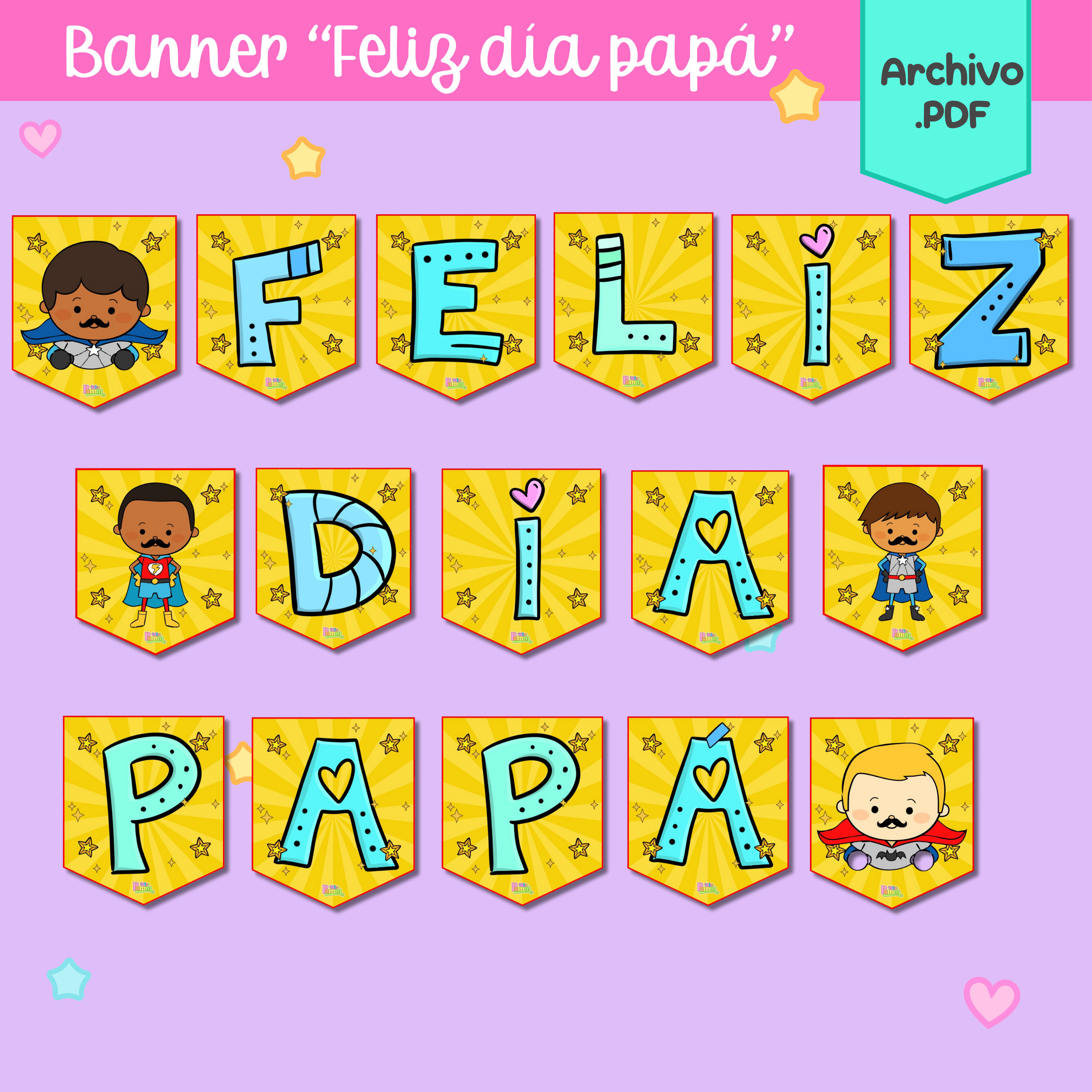 Banner "Feliz día papá"