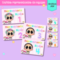 Gafetes de representantes de equipo Primavera