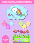 Afirmaciones positivas: lluvia arcoiris