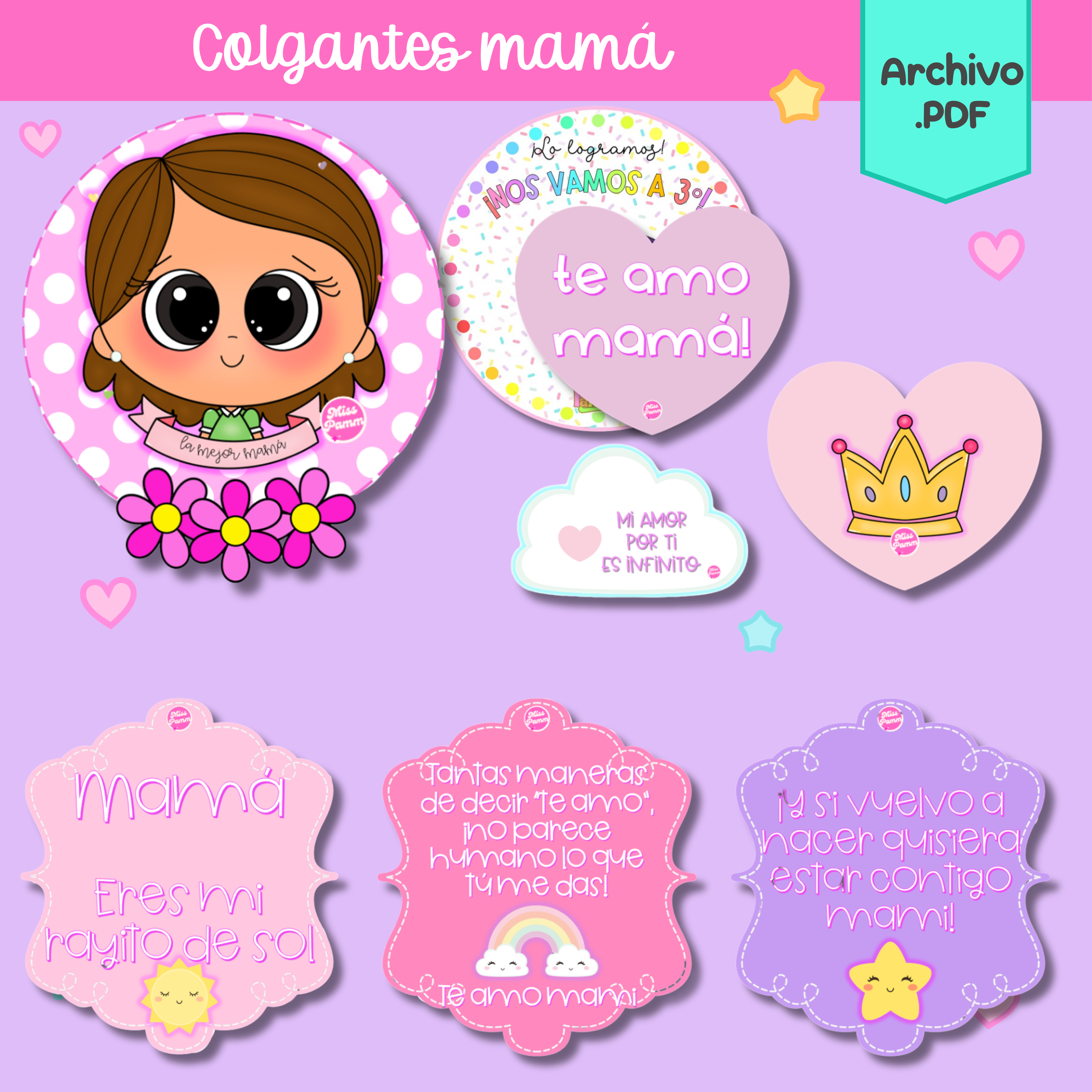 Colgantes para mamá