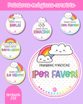 Palabras mágicas arcoiris