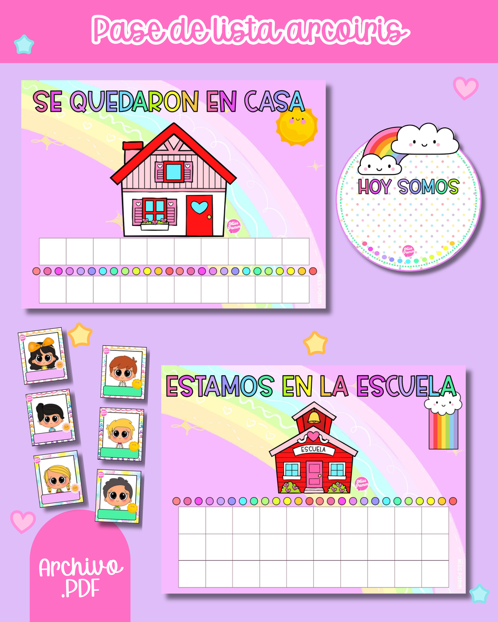Pase de lista arcoiris