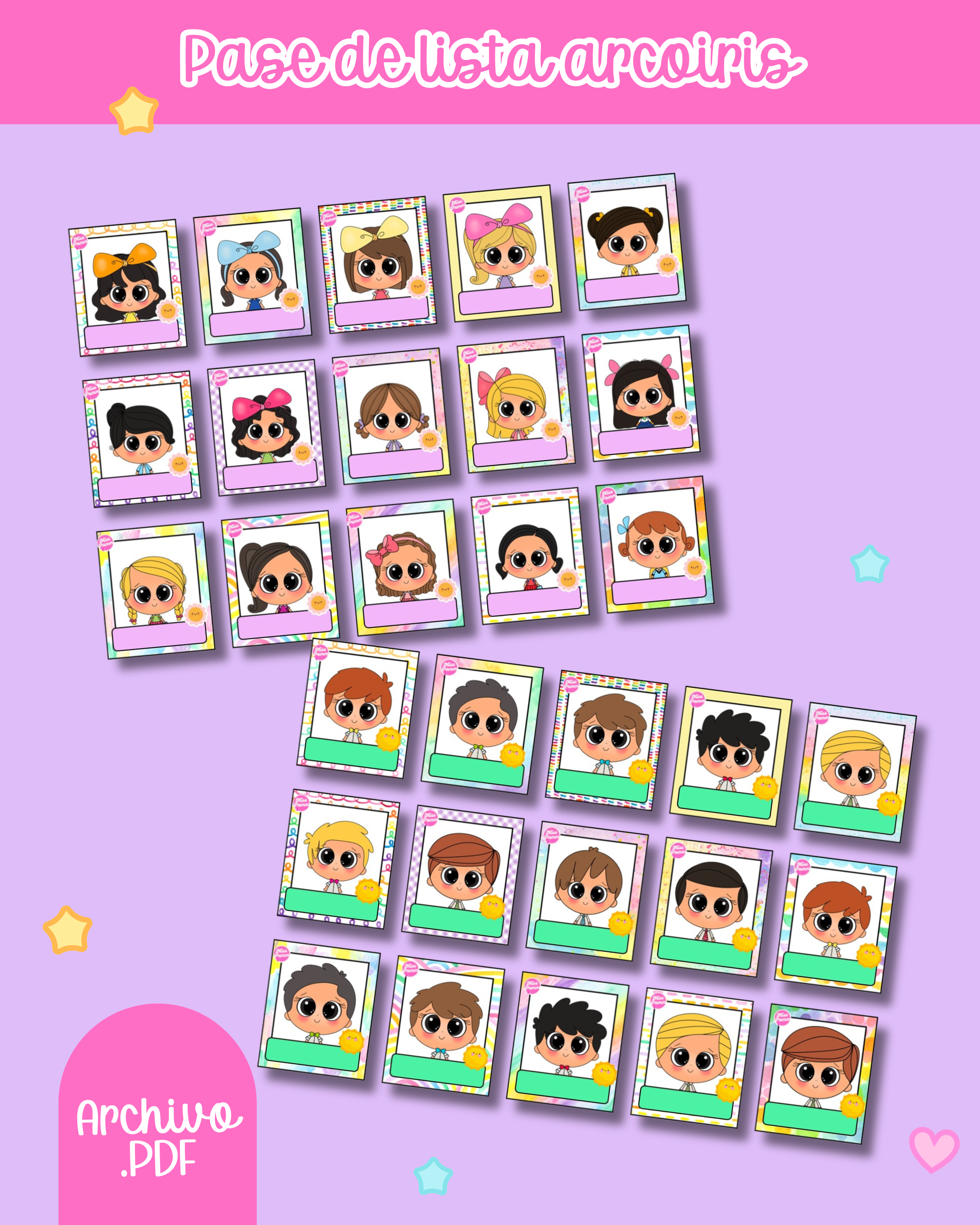 Pase de lista arcoiris