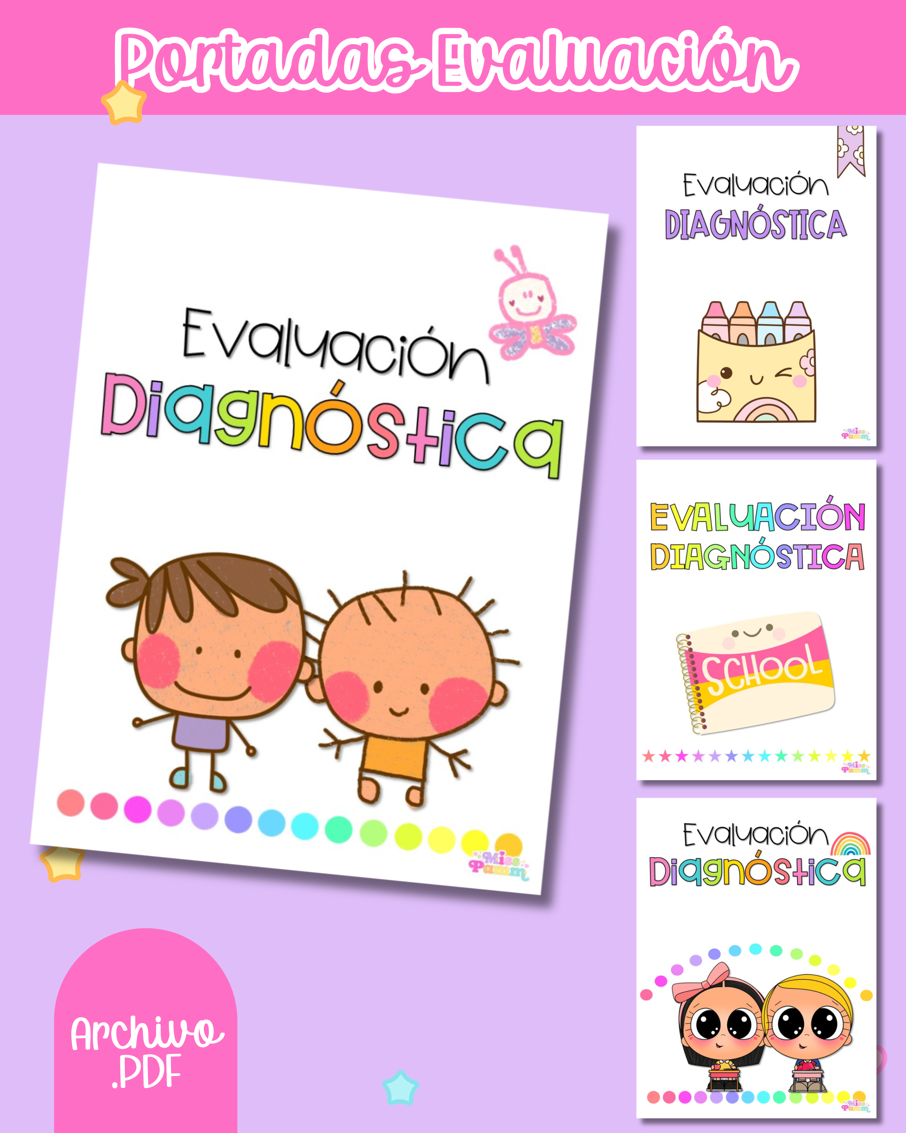 Portadas periodos de evaluación
