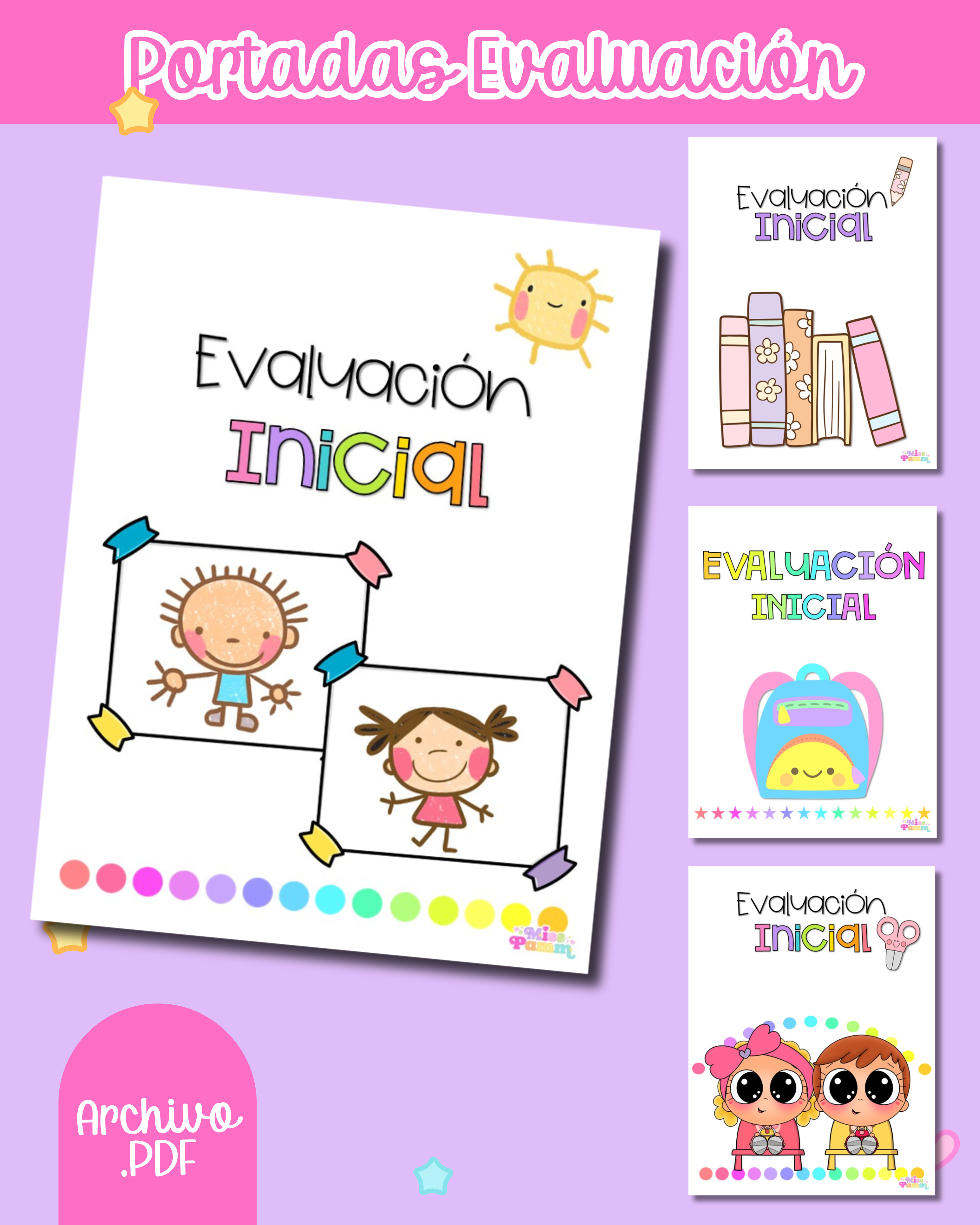 Portadas periodos de evaluación