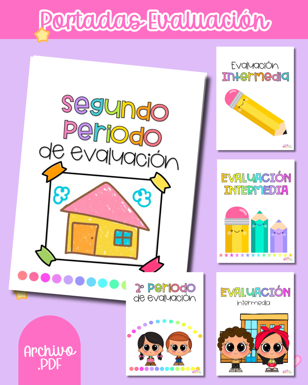 Portadas periodos de evaluación