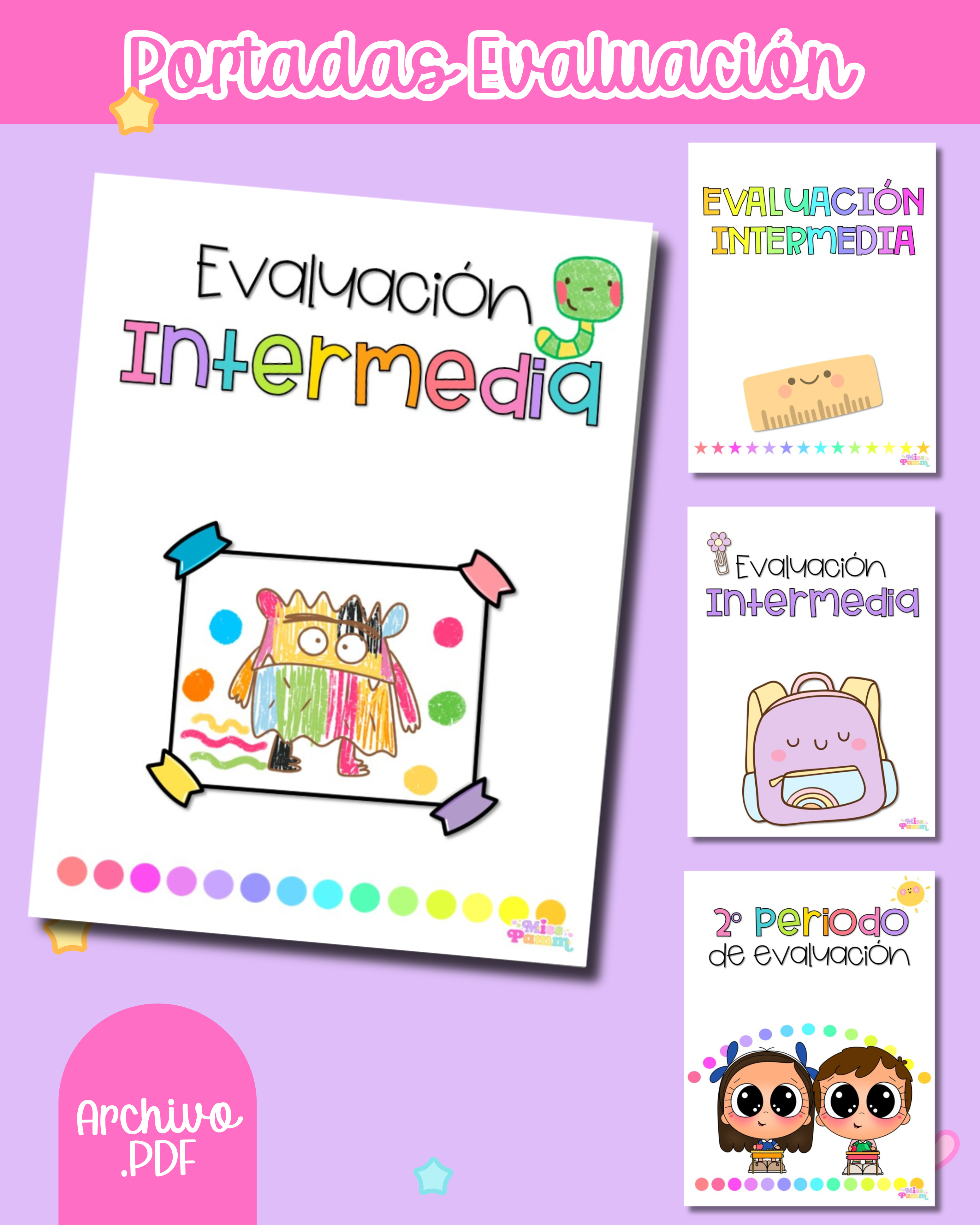 Portadas periodos de evaluación