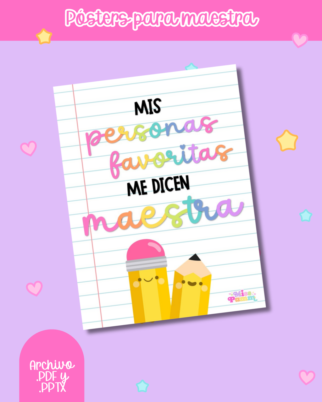 Pósters para maestras