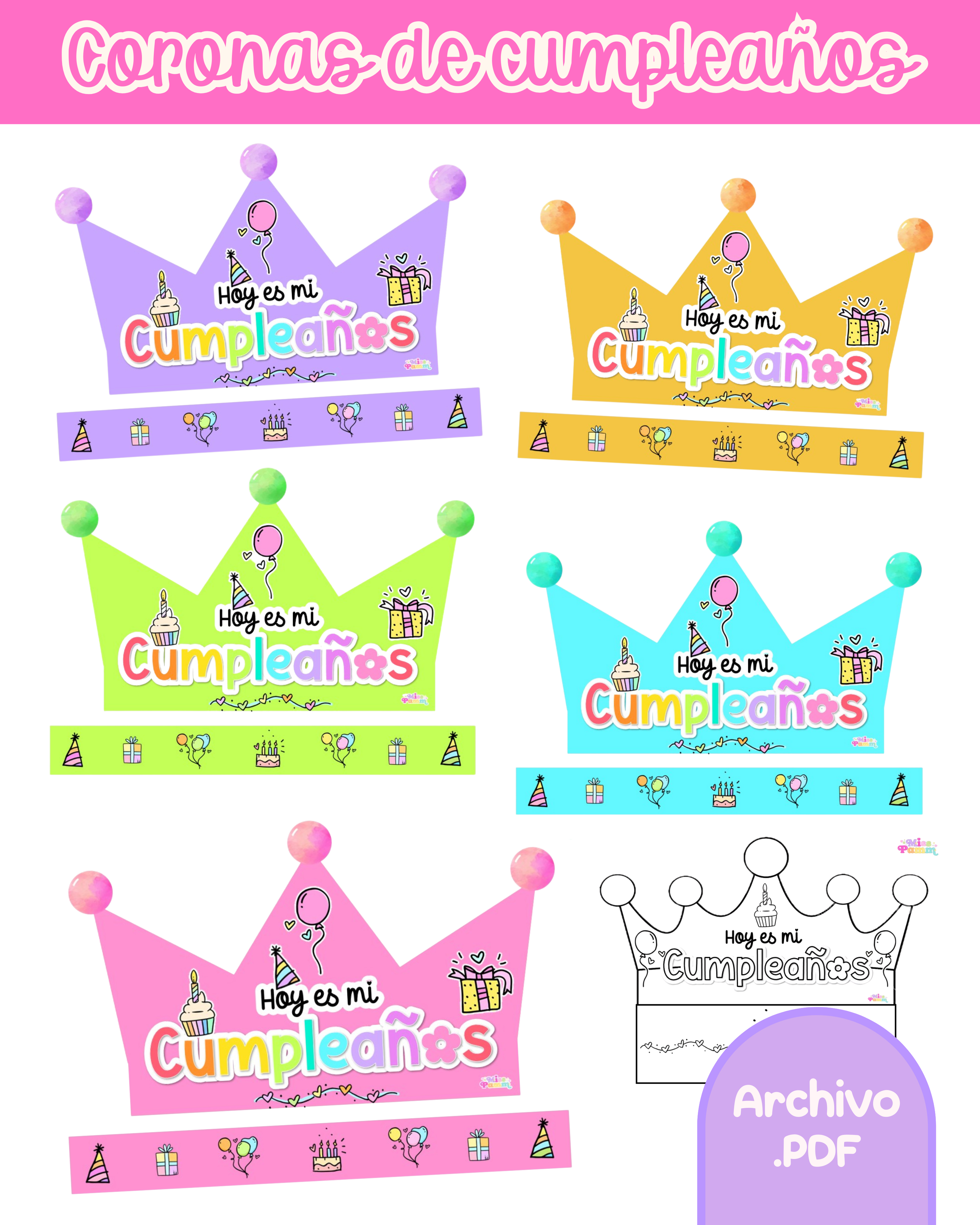 Coronas de cumpleaños