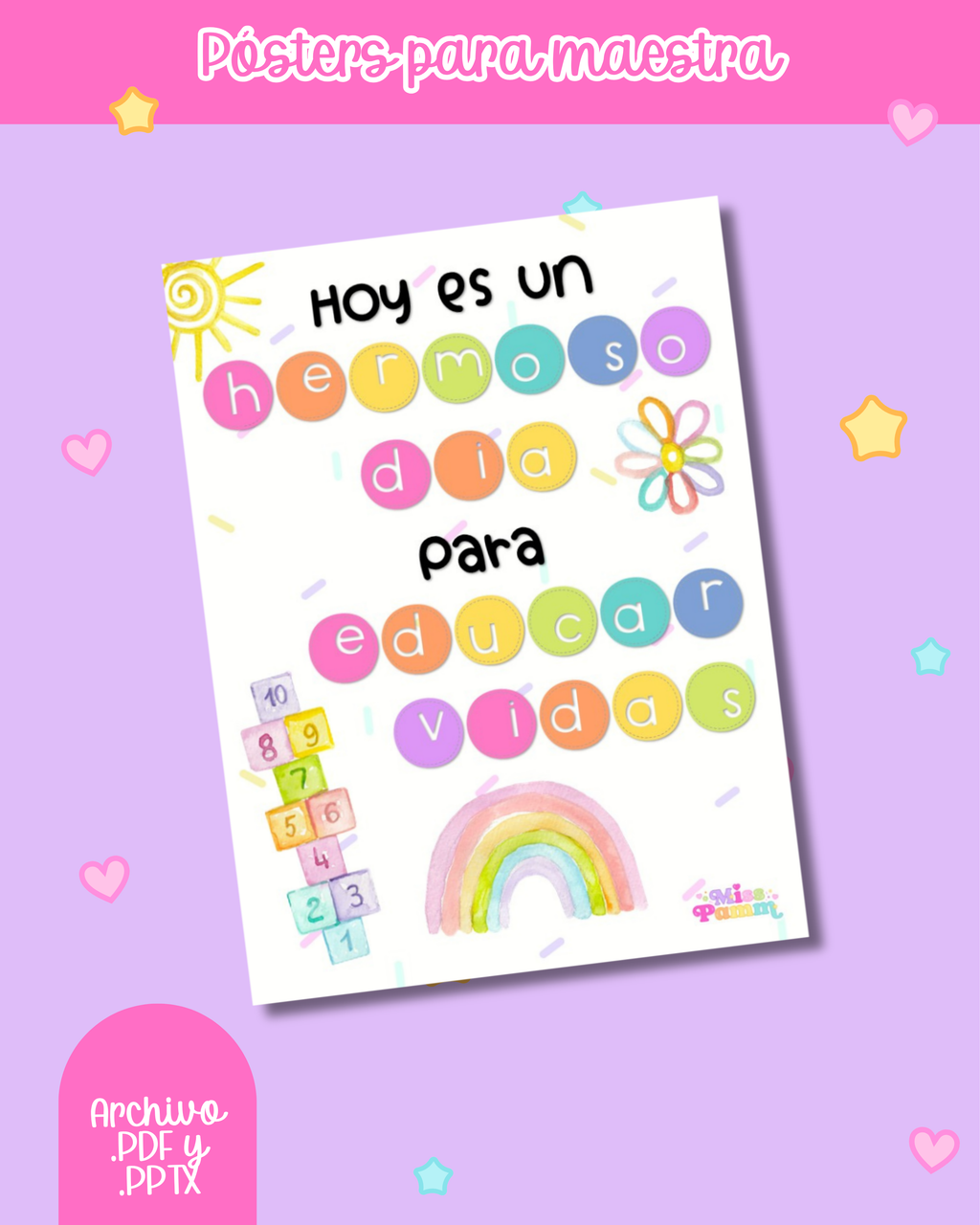 Pósters para maestras