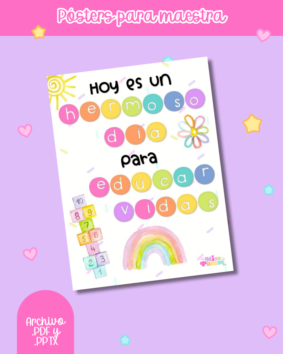 Pósters para maestras