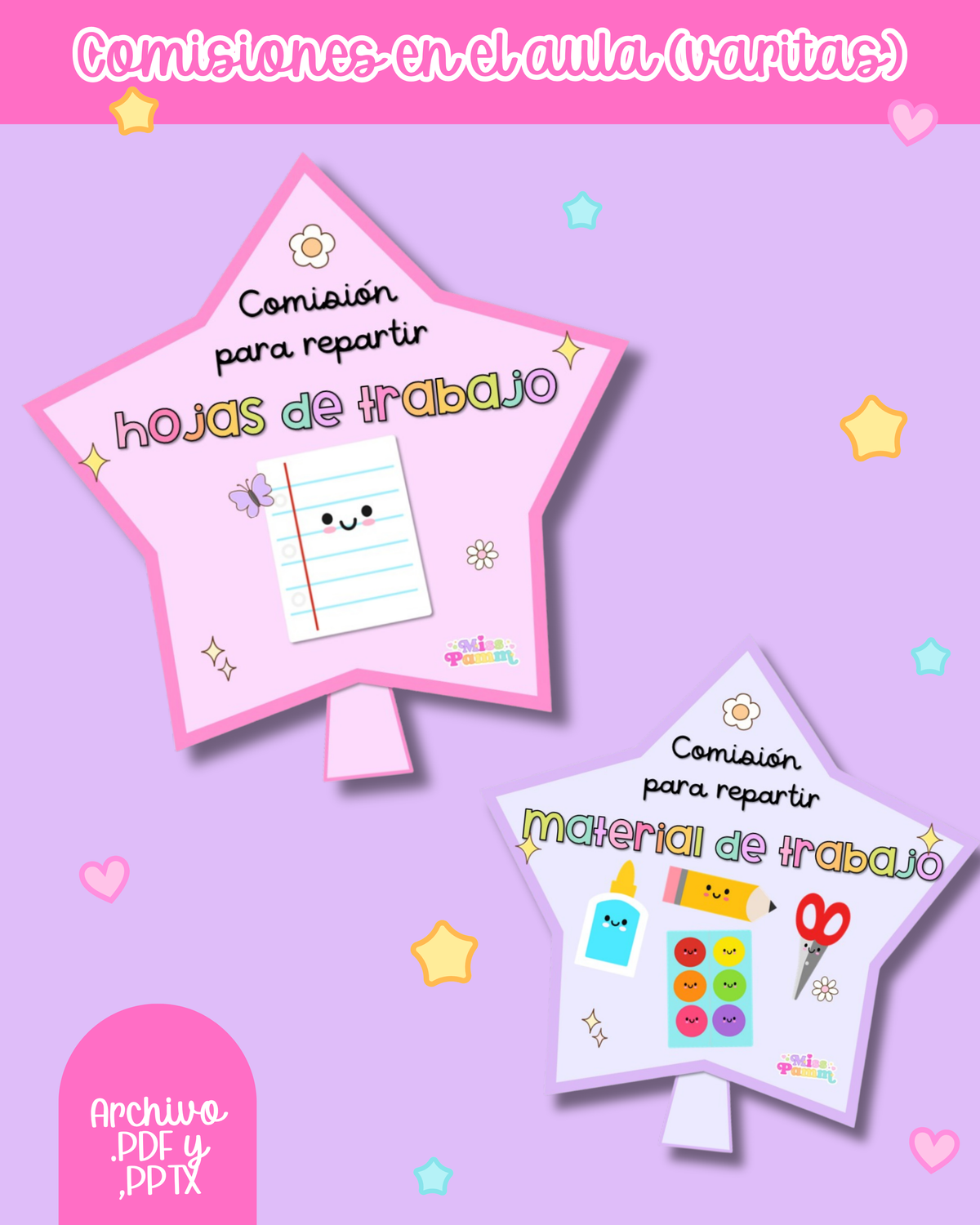Comisiones en el aula (Varitas mágicas)