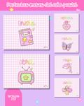 Portadas meses del año pastel