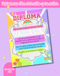 Diplomas Día del niño y la niña