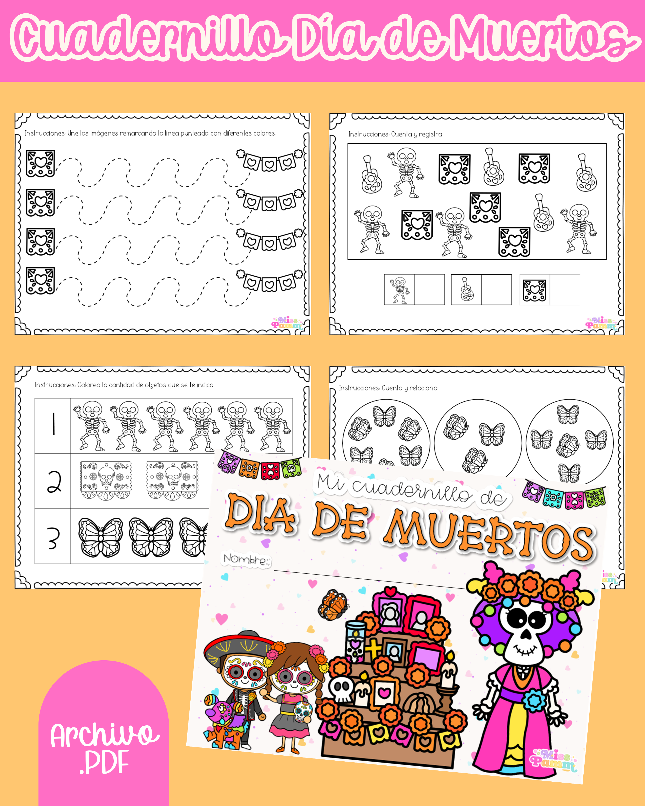 Cuadernillo Día de muertos
