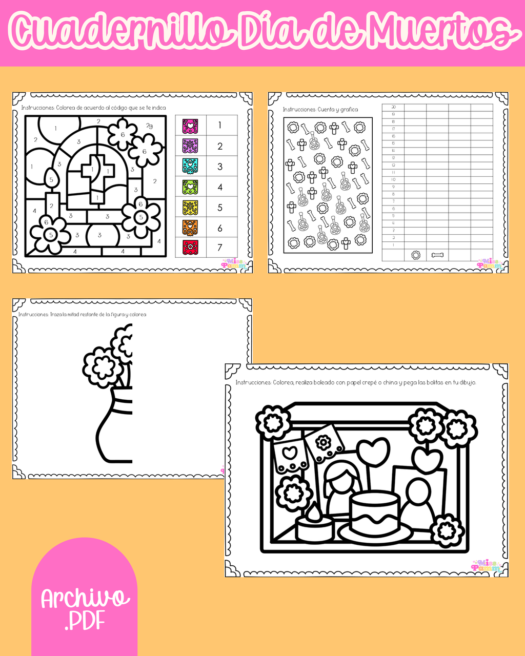 Cuadernillo Día de muertos