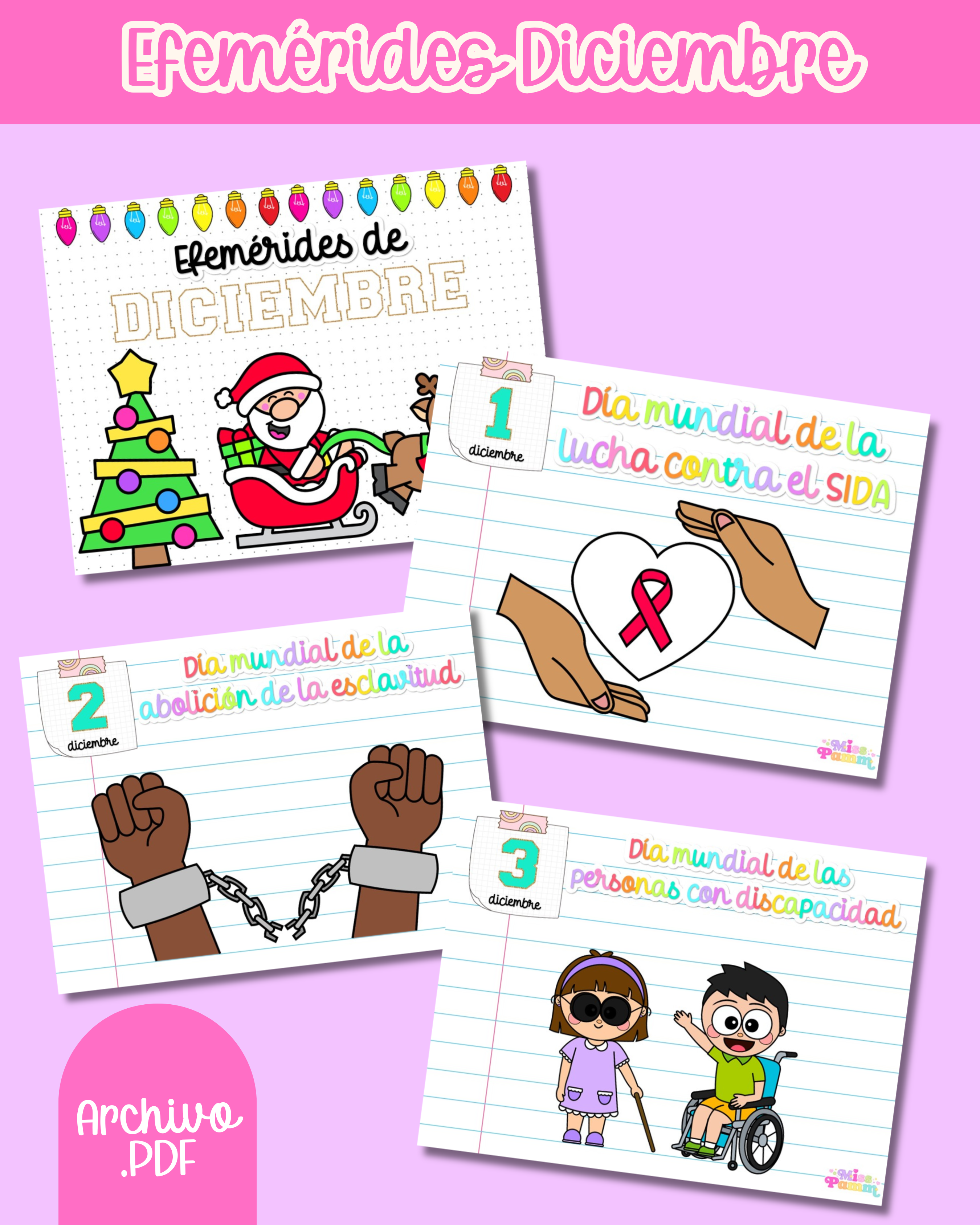 Efemérides Diciembre