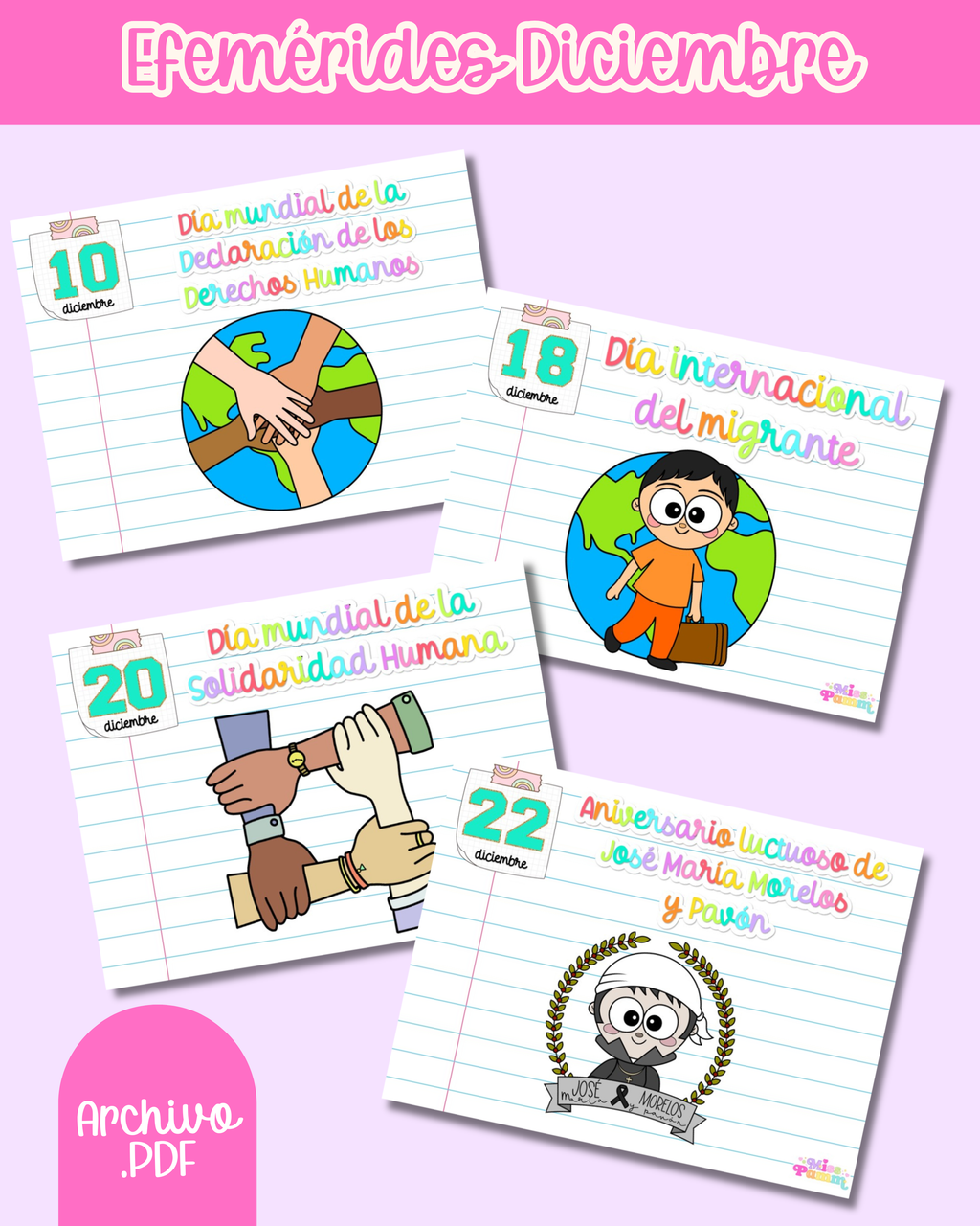Efemérides Diciembre