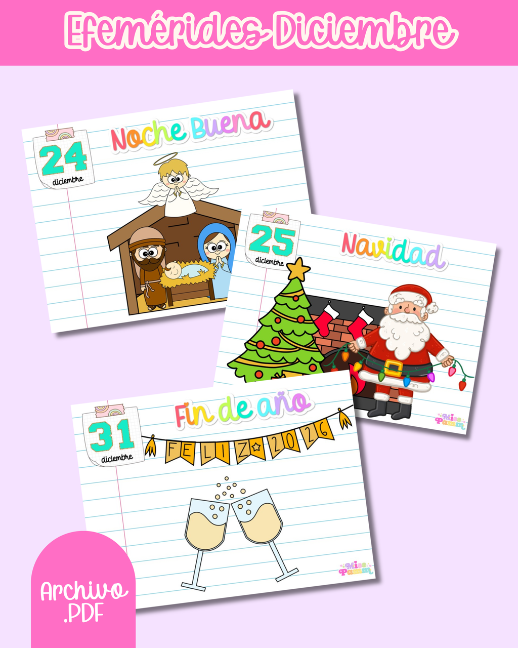 Efemérides Diciembre