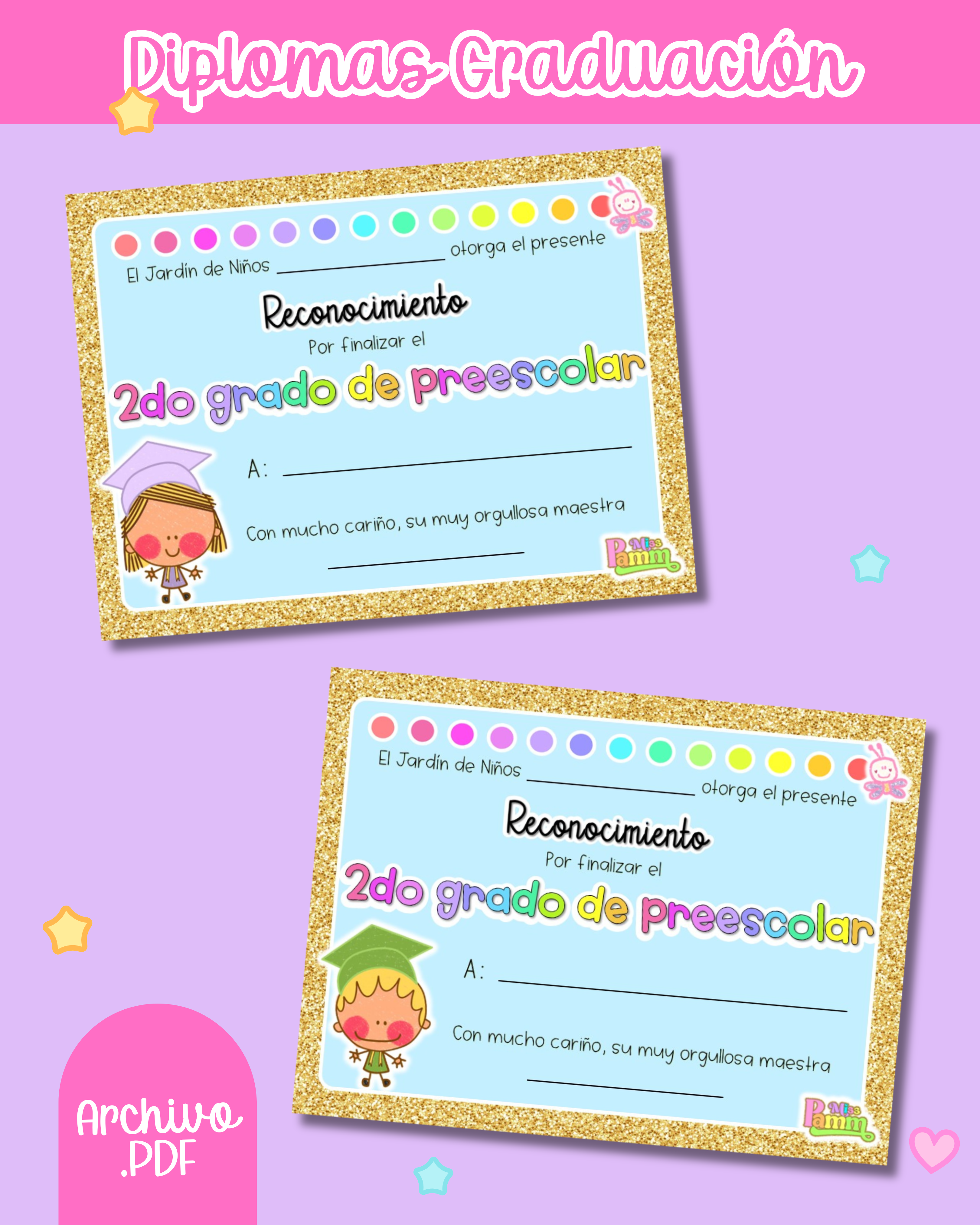 Diplomas Graduación