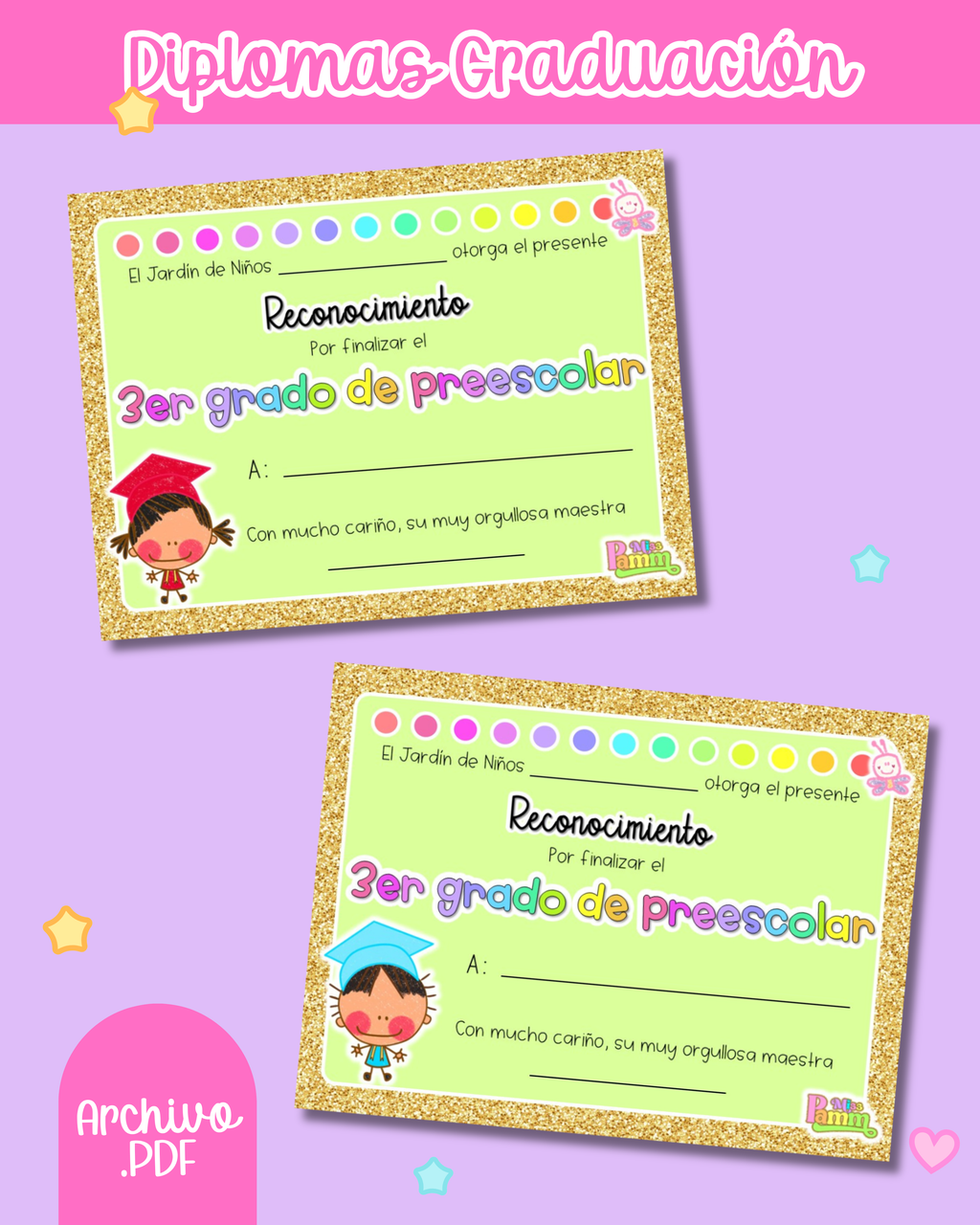 Diplomas Graduación