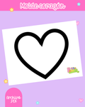 Molde corazón