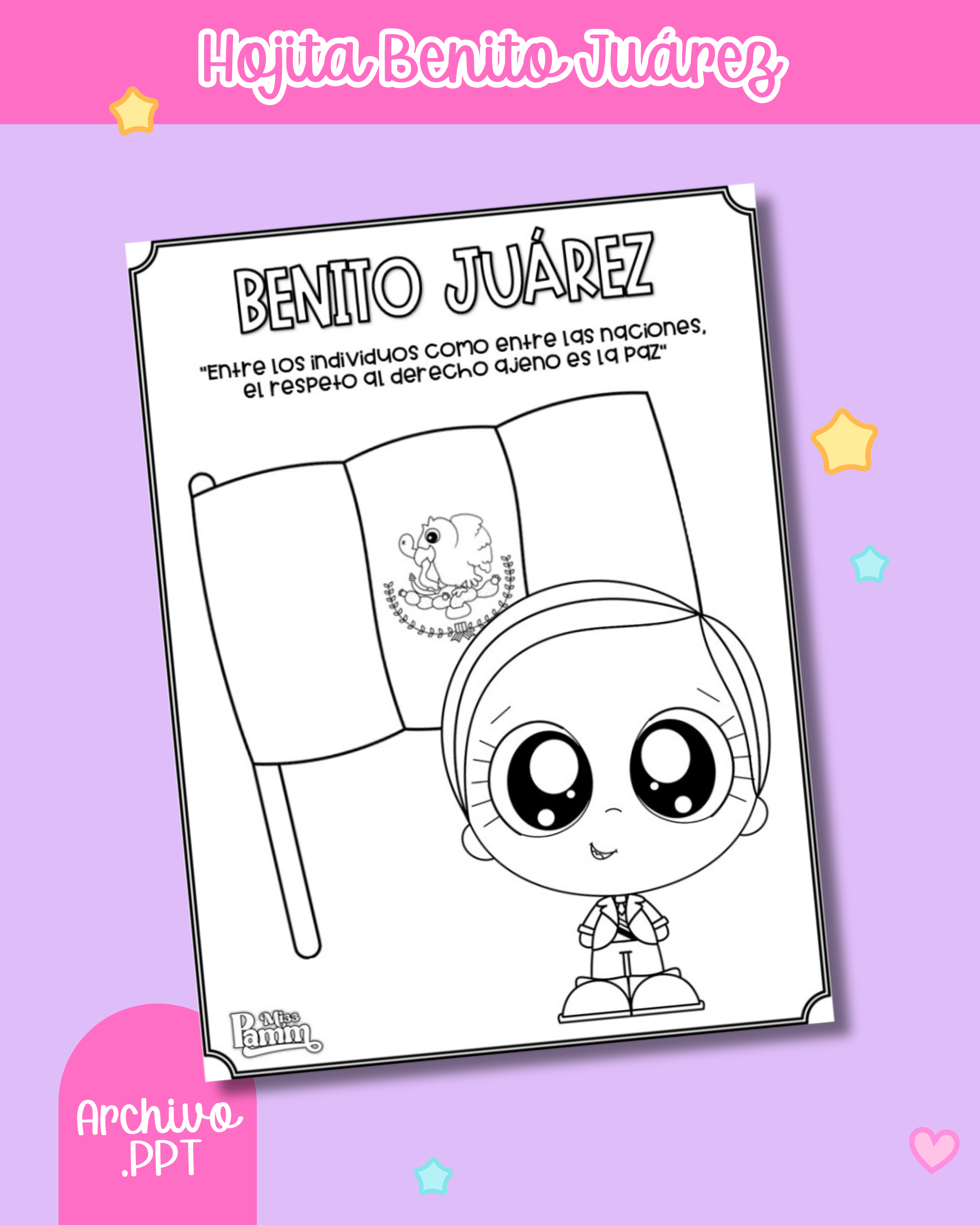 Hojita Benito Juárez