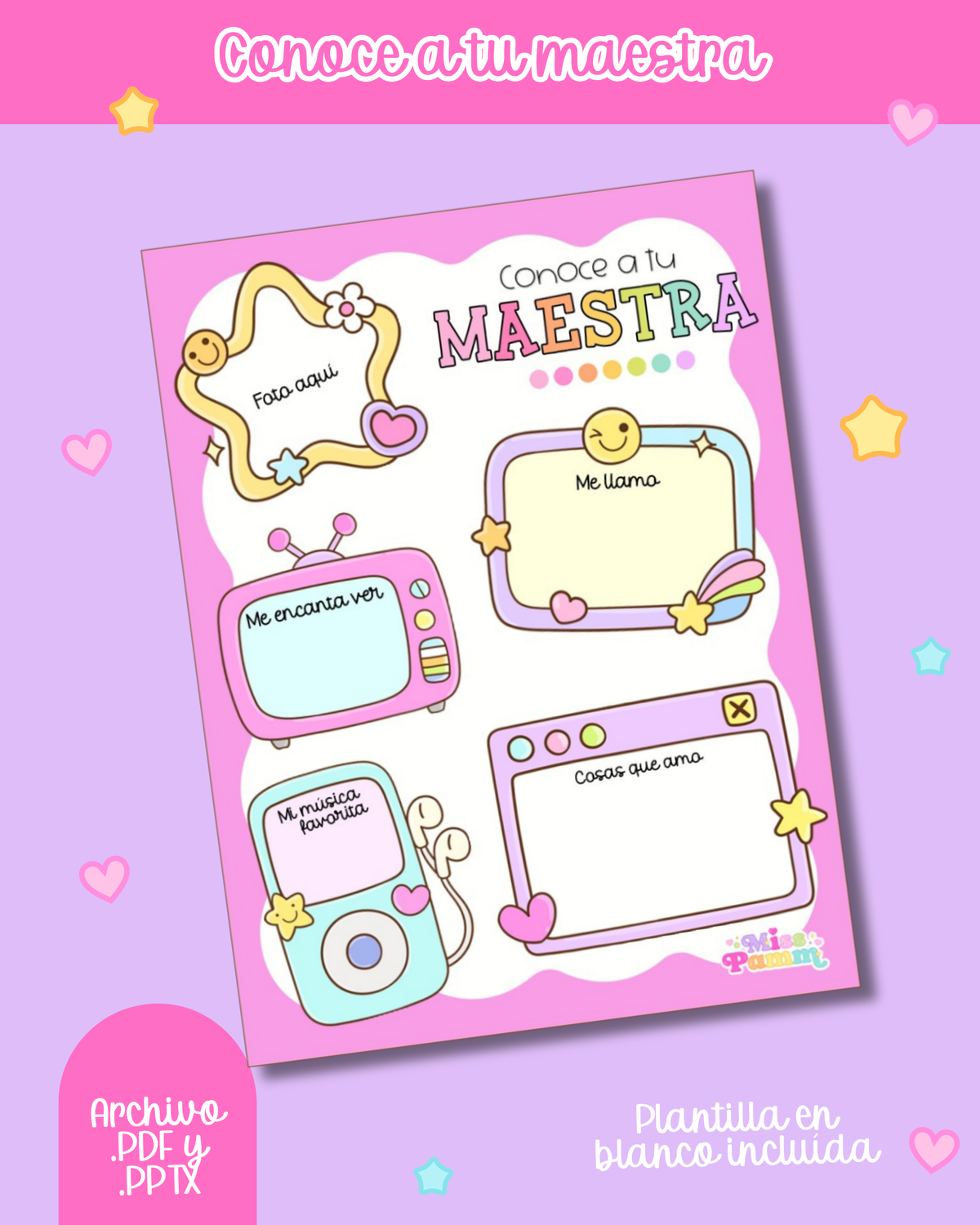 Conoce a tu maestra